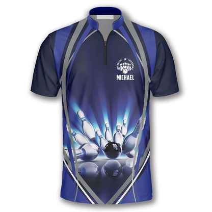 Healthy Hobby Custom Bowling Jerseys for Men, Uniform for Team Bowling, Bowling Jersey Shirt SO0558