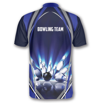 Healthy Hobby Custom Bowling Jerseys for Men, Uniform for Team Bowling, Bowling Jersey Shirt SO0558