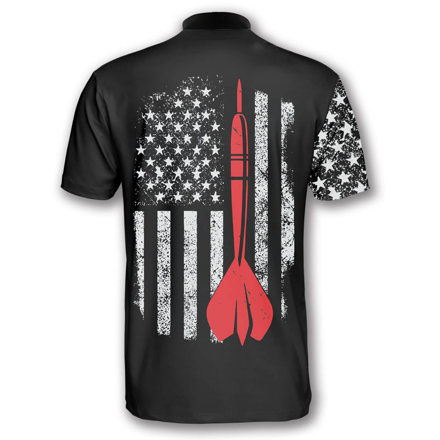 Punisher Skull Flag Custom Darts Jerseys for Men, Perfect Gift for Dart Player, Skull Dart Shirt SO0756