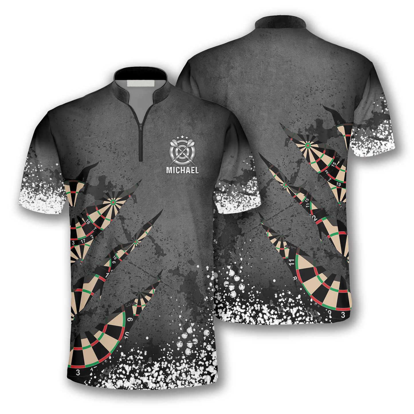 Paint Splash Custom Darts Jerseys for Men, 3D All Over Print Dart Shirt, Dart Jersey Shirt SO0682