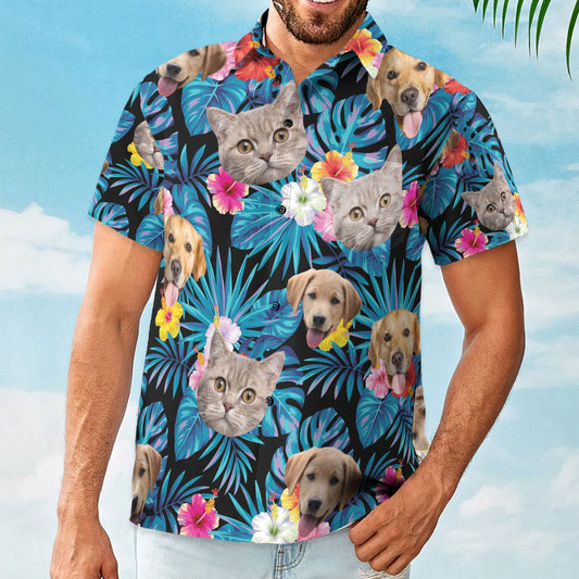 Custom Face For Men, Women - Personalized Photo Hawaiian Shirt HA0002