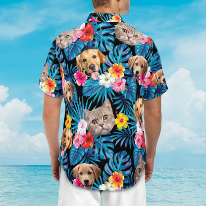 Custom Face For Men, Women - Personalized Photo Hawaiian Shirt HA0002