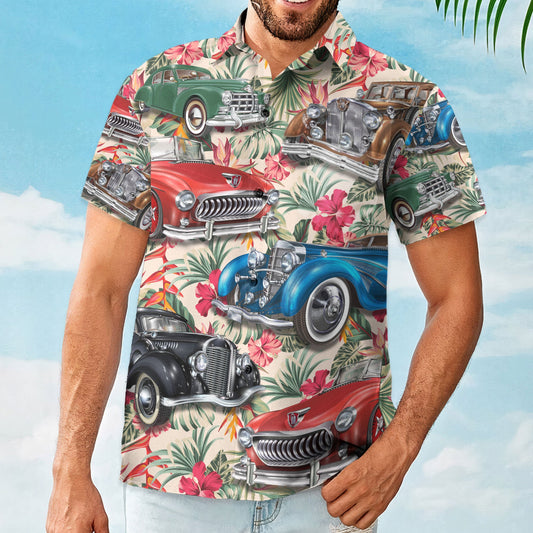 Car Lovers - Personalized Photo Hawaiian Shirt HA0012