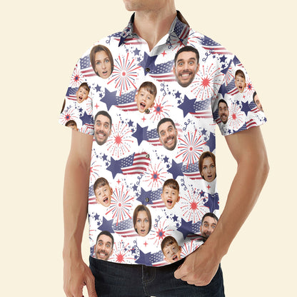 Family Cute Face - Personalized Photo Hawaiian Shirt HA0005