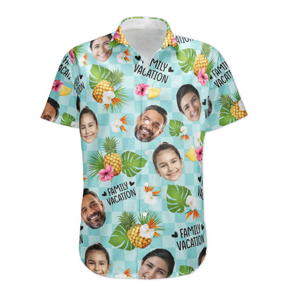 Family Vacation - Personalized Photo Hawaiian Shirt HA0004