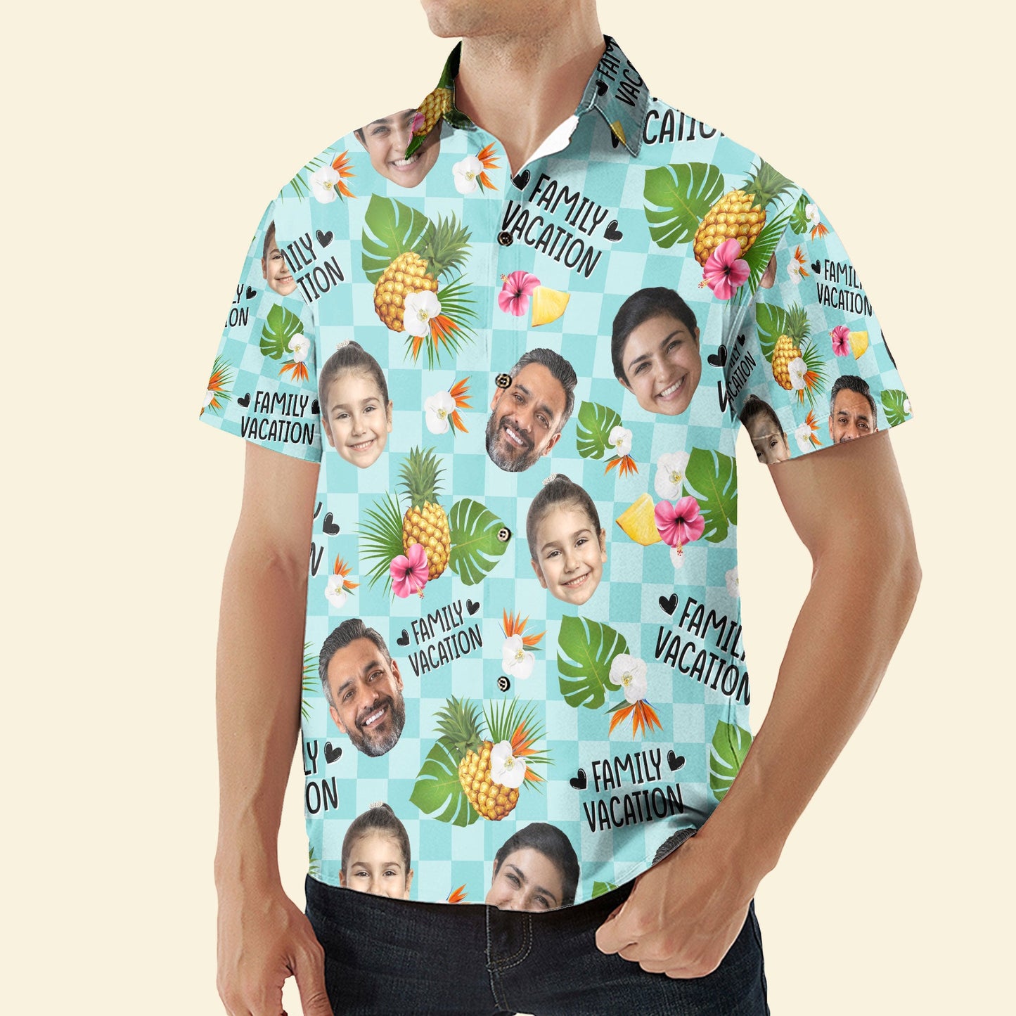 Family Vacation - Personalized Photo Hawaiian Shirt HA0004