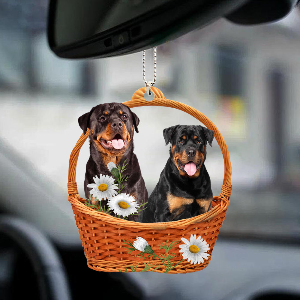 Rottweiler God's Present Car Hanging Ornament For Her OO0933