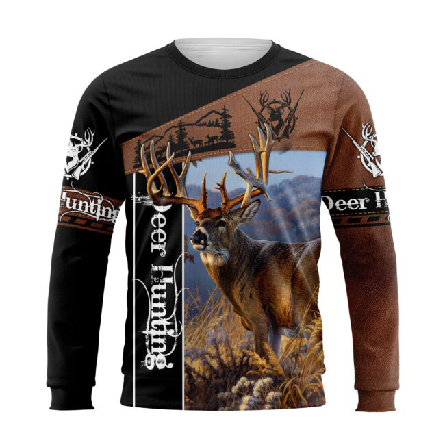 Hunting Dad 3D All Over Printed Shirts Deer Hunting Dad Hoodie Gift For Dad Birthday Present For Dad Father'S Day Gifts TO0118