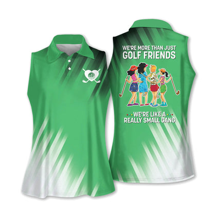 Golf Friends Muticolor Sleeveless Women Polo Shirt For Ladies Golf Shirt SO0739