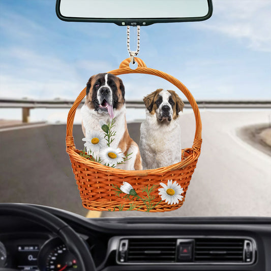 Saint Bernard God'S Present Car Hanging Ornament For Him OO0932