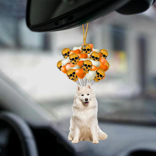 Samoyed Halloween Car Ornament Dog Ornament For Halloween OO1168