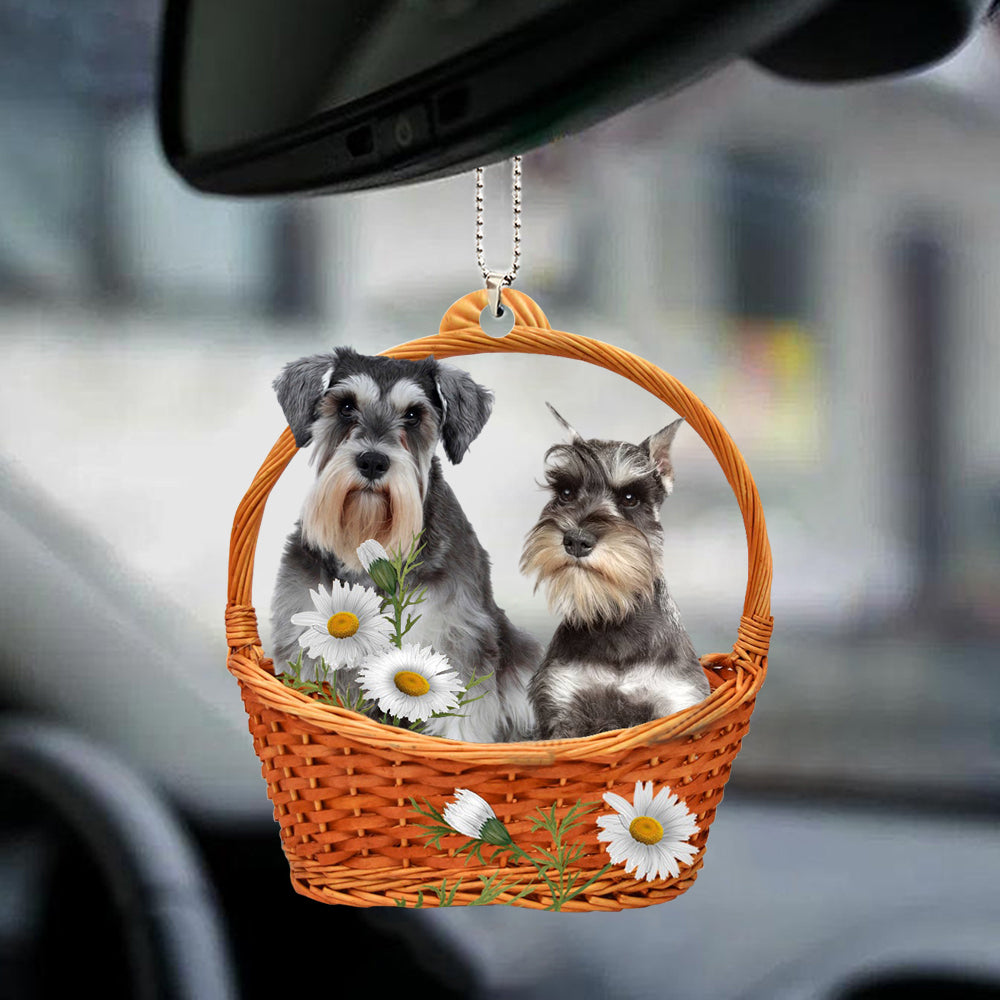 Schnauzer God'S Sent Present Acrylic Ornament For Auto Home OO0931