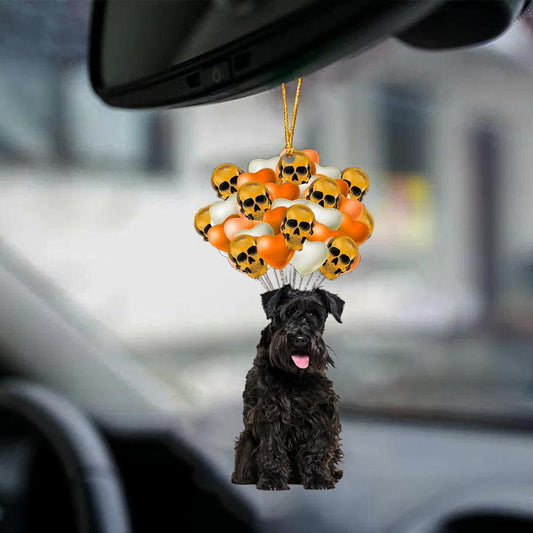 Schnauzer Halloween Car Ornament Dog Ornament For Halloween OO1170