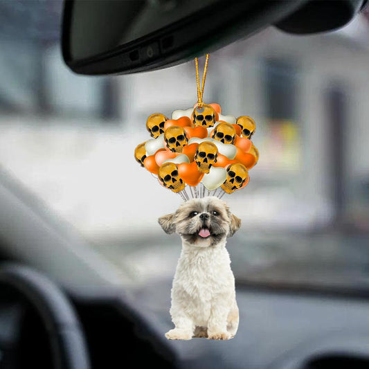 Shih Tzu Halloween Car Ornament Dog Ornament For Halloween OO1177