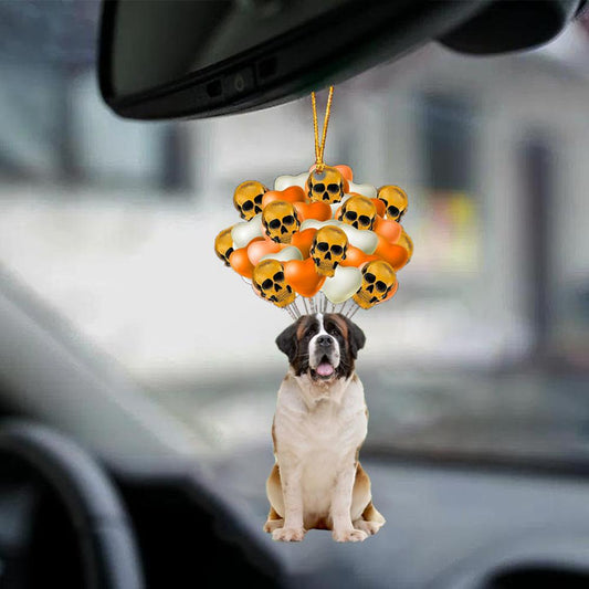 St Bernard Halloween Car Ornament Dog Ornament For Halloween OO1178