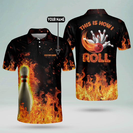 Custom This Is How I Roll Bowling Polo BM0239