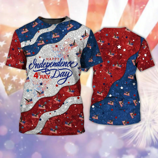 Eagle American Hawaiian Shirt - Independence Day Is Coming- 3D Full Print Shirt Happy 4Th Of July Shirt TO0163