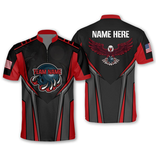 Personalized Eagle Bowling Jerseys for Men, Best Gift for Bowler SO0633