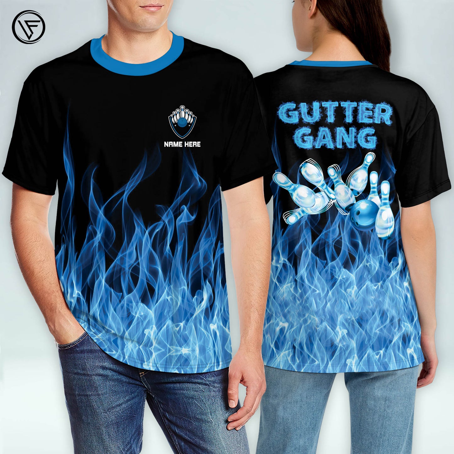 Custom Bowling TShirts for Men Women BT0009