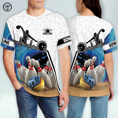 Custom USA Bowling Shirt For Men Women BT0004