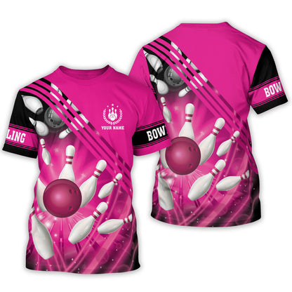 Custom 3D Bowling TShirts Unisex BT0001