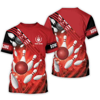 Custom 3D Bowling TShirts Unisex BT0001