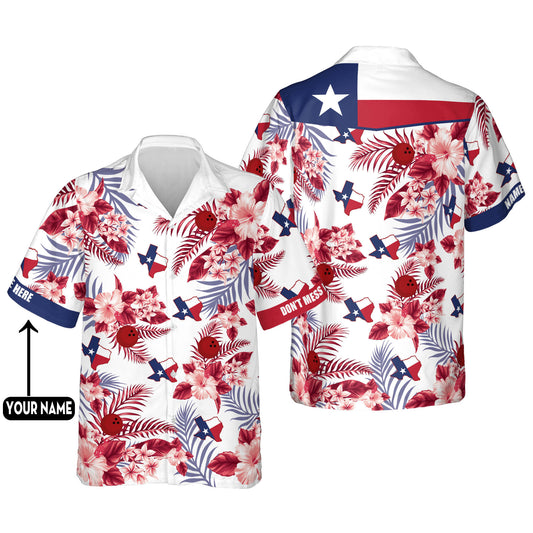 Custom Texas Bowling Hawaiian Shirt HB0094