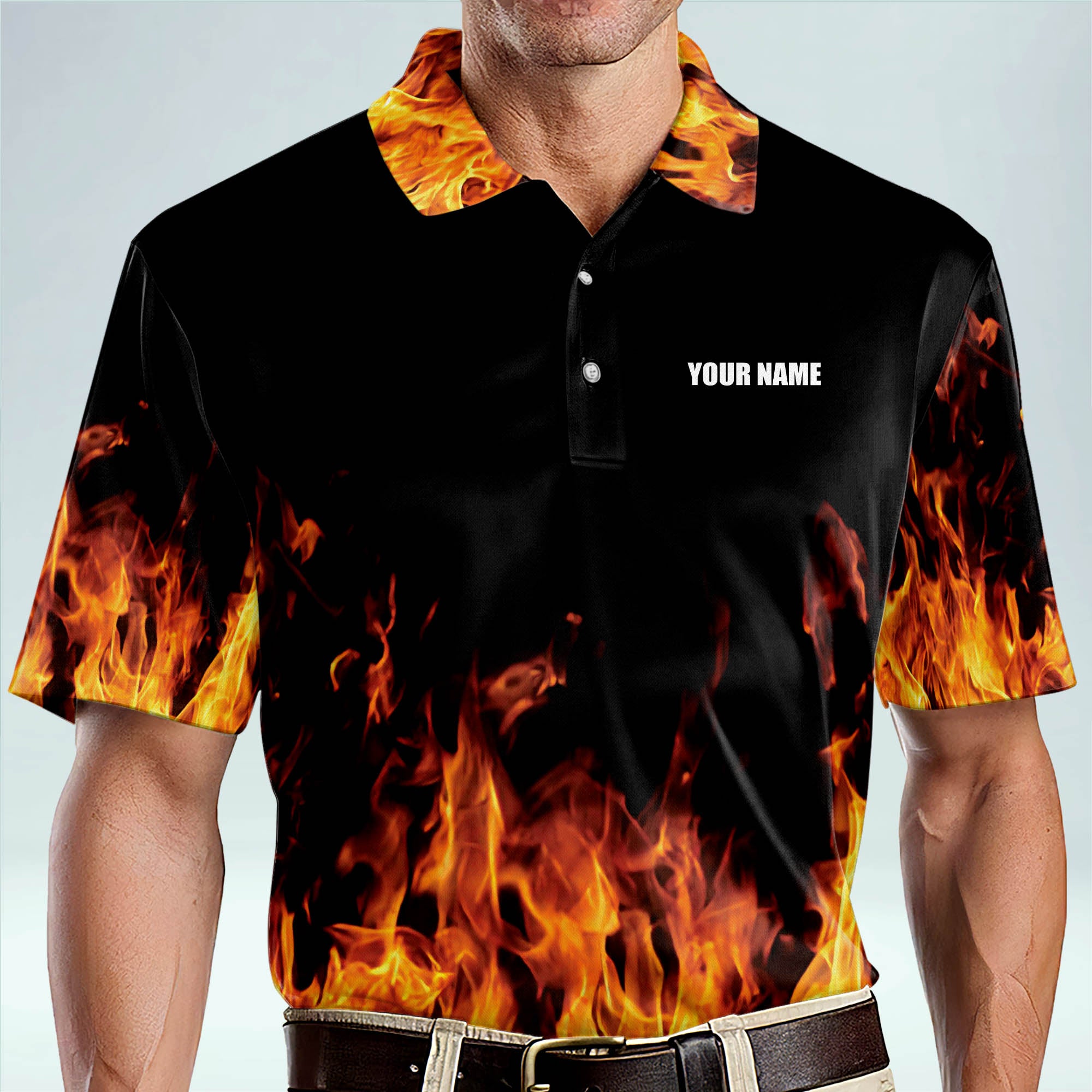 Flame best sale bowling shirt