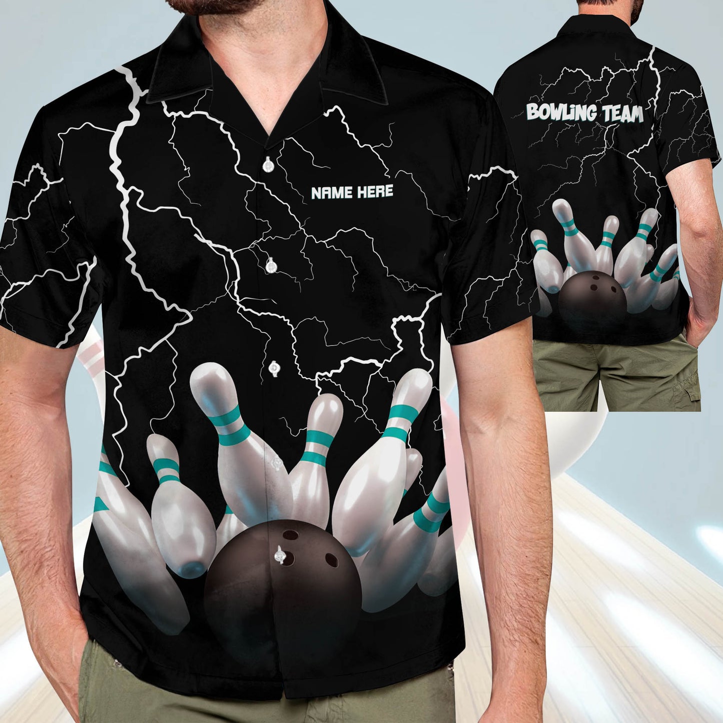 Custom King Pin Bowling Hawaiian Shirt HB0068