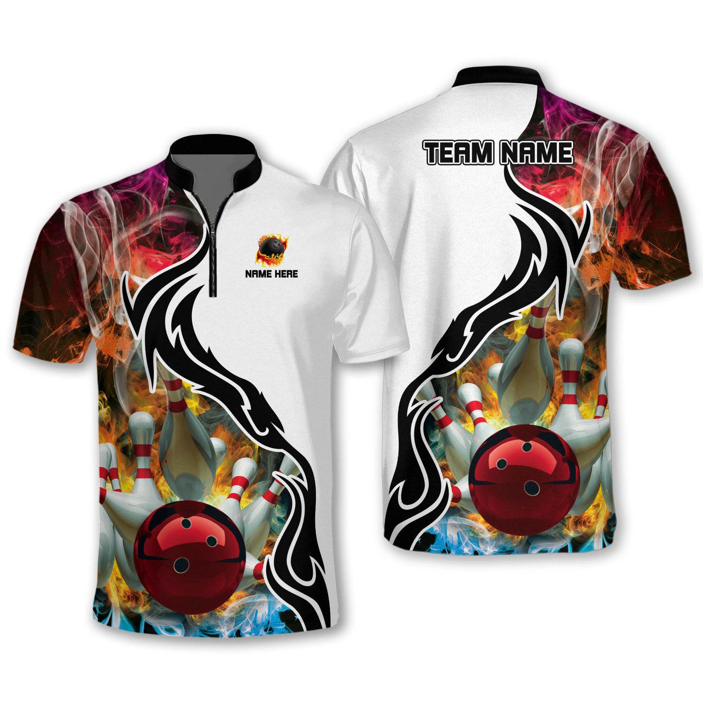 Custom 3D Bowling Jersey For Men Women BM0282