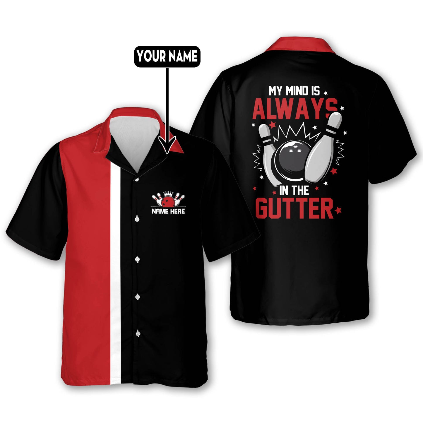 My Mind Is Always Bowling Shirts HB0162