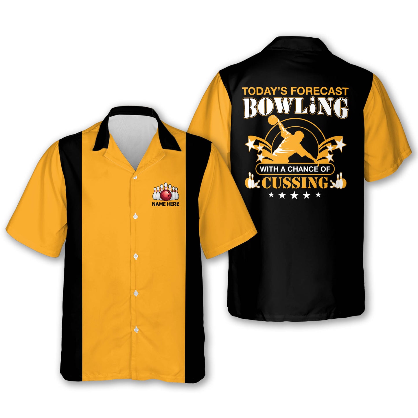 Today's Forecast Bowling Shirts HB0164