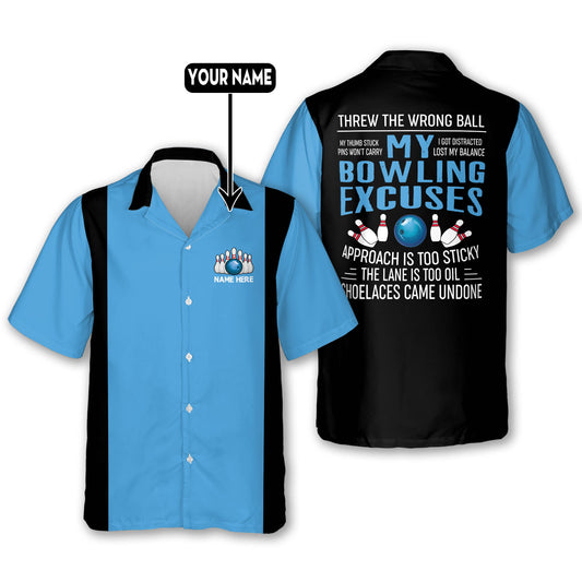 My Bowling Excuses Bowling Shirts HB0165