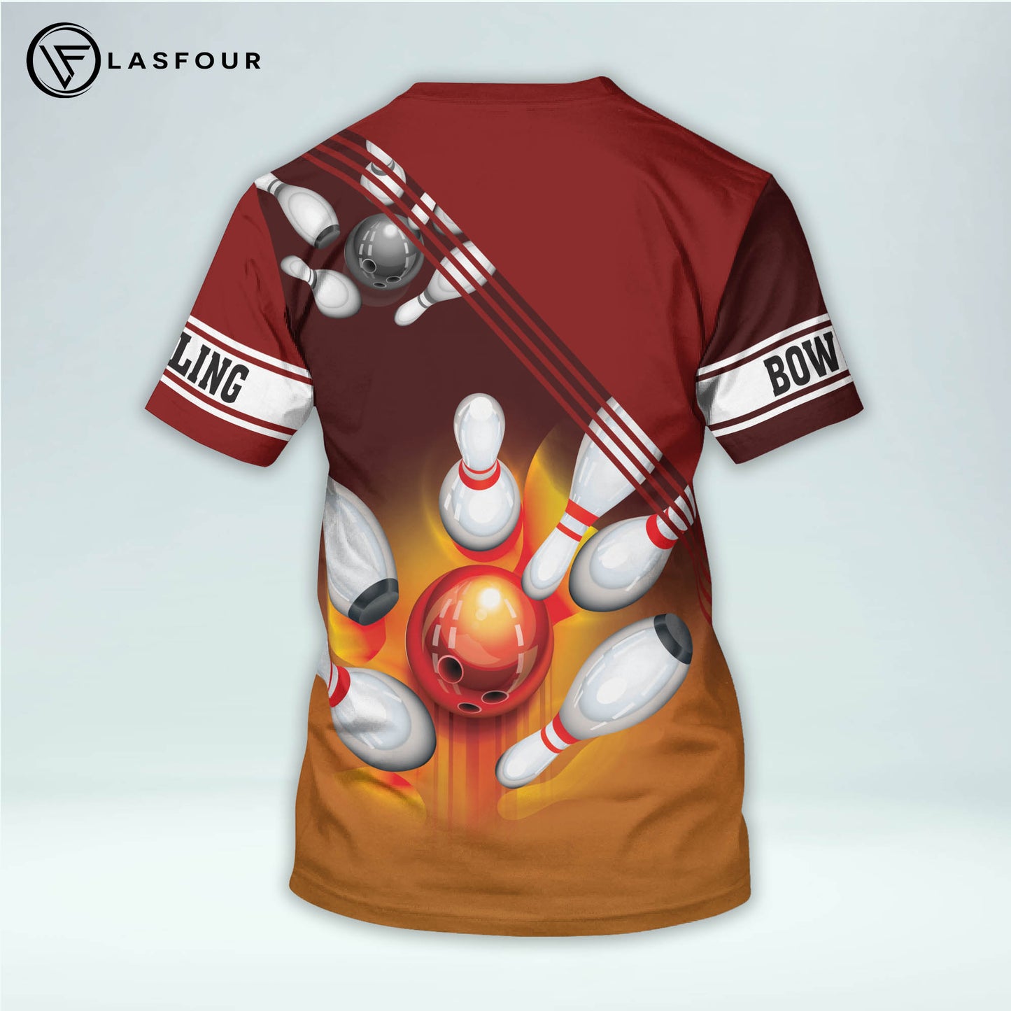 Custom 3D Funny Bowling TShirts Unisex BT0003