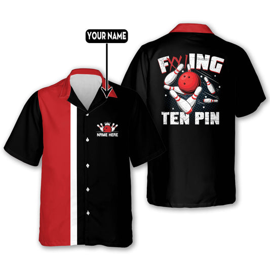 Custom Funny Ten Pin Bowling Shirts HB0150