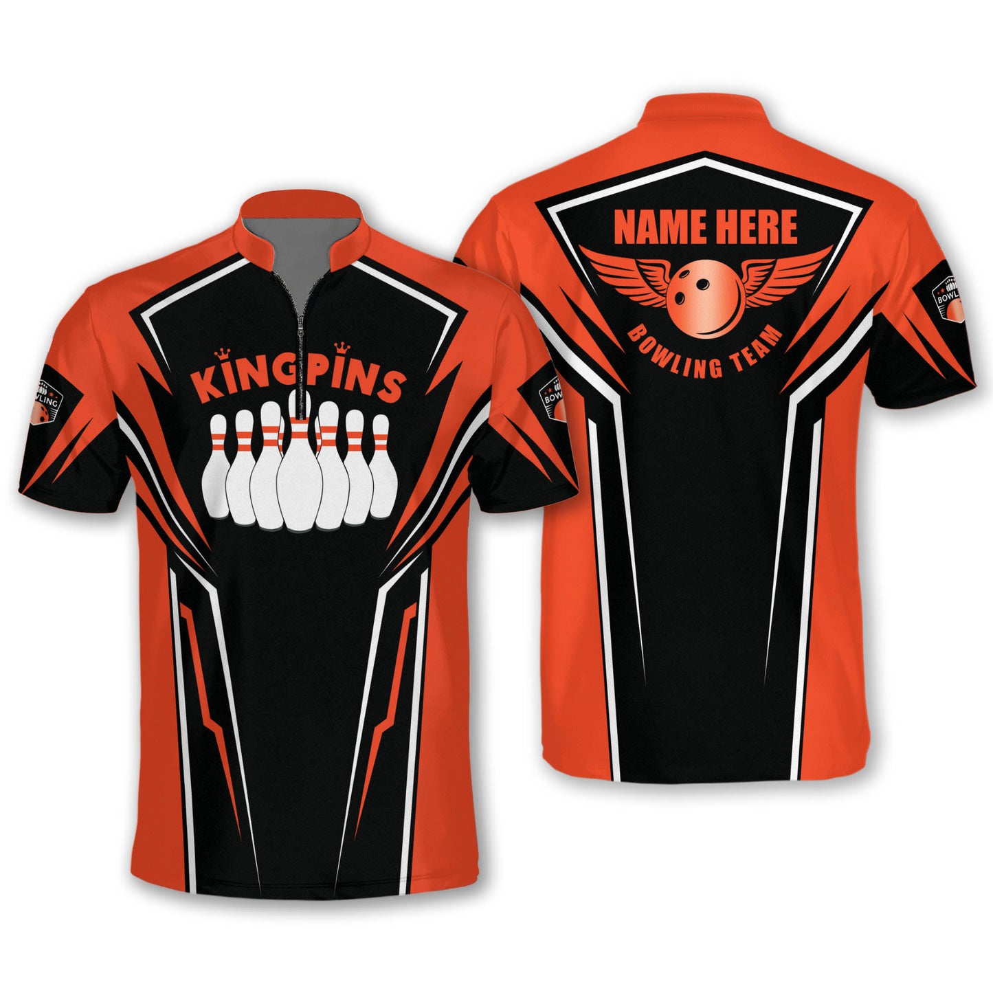 King Pins Custom Bowling Jersey Unisex BM0261