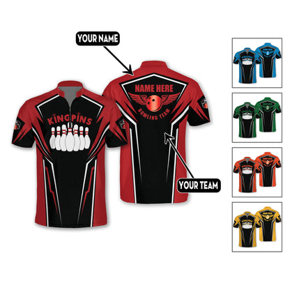 King Pins Custom Bowling Jersey Unisex BM0261