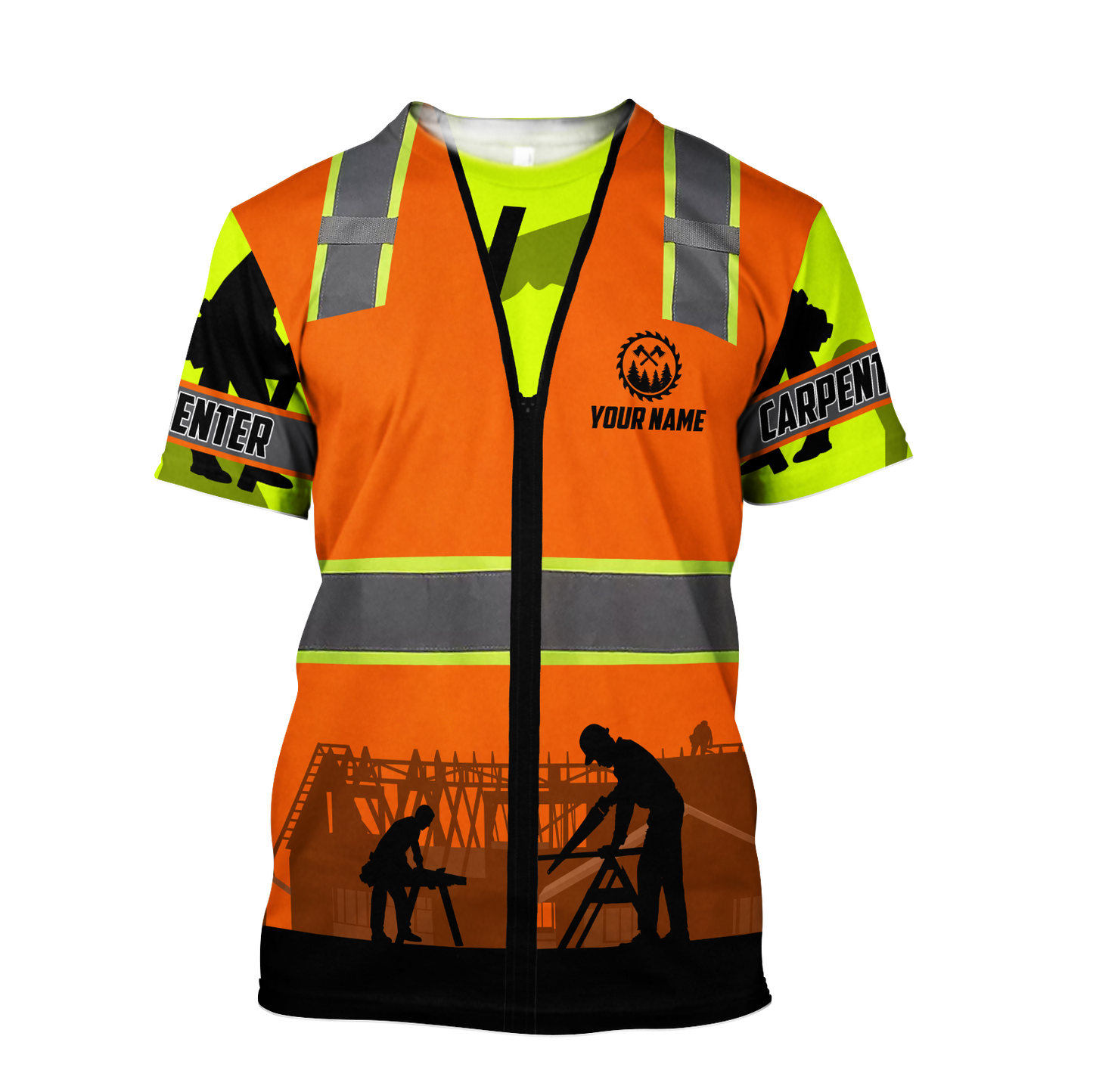 Personalized Carpenter Unisex Safety Shirt Men TO1626