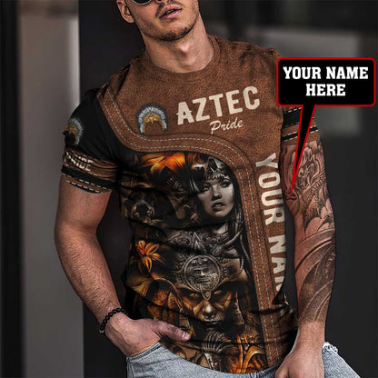 3D All Over Print Personalized Aztec Pride Unisex Shirts Lasfour TO3087