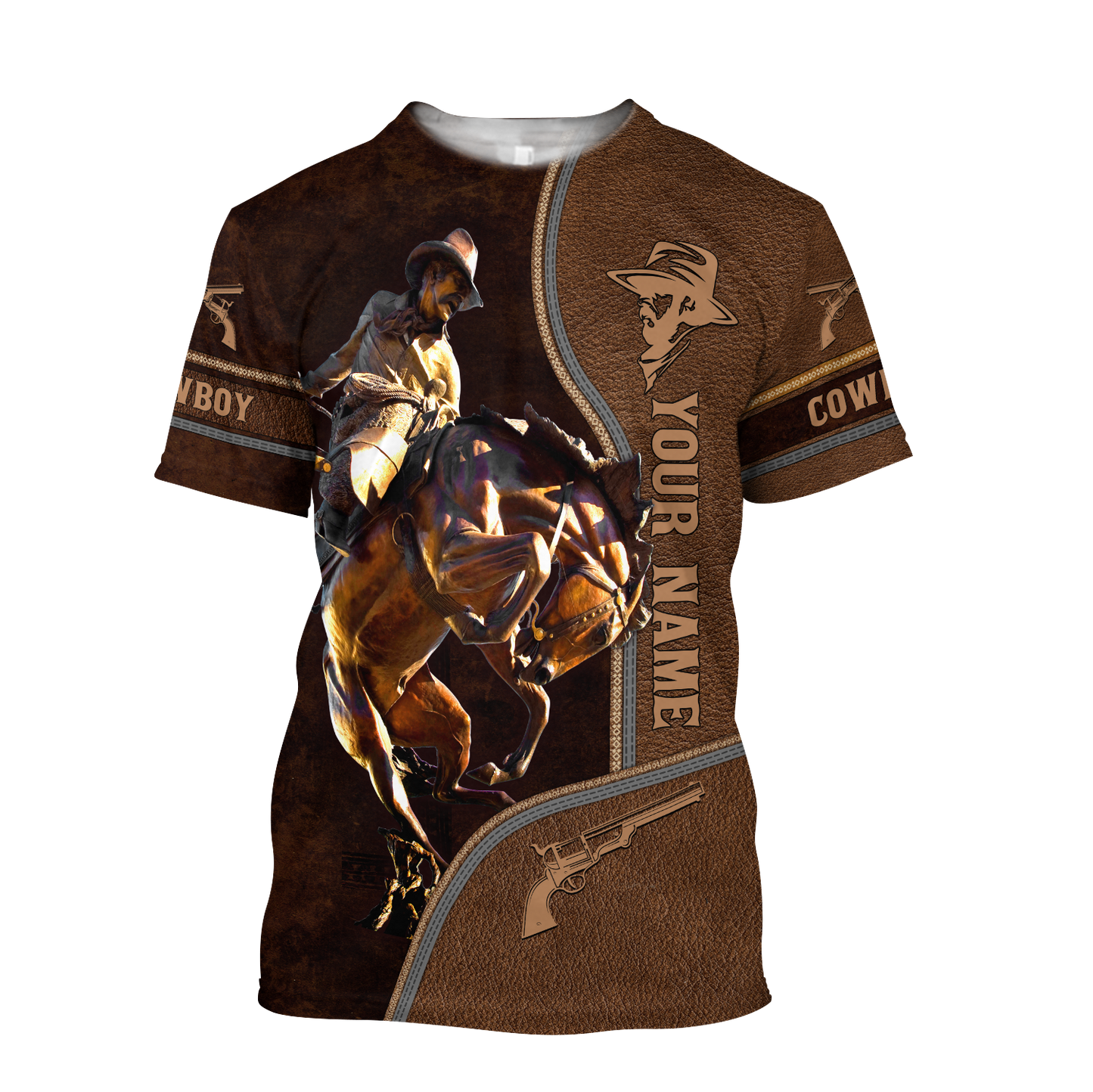 Customized Cowboy No Wild West Shirt Custom Cowboy T Shirts TO1557