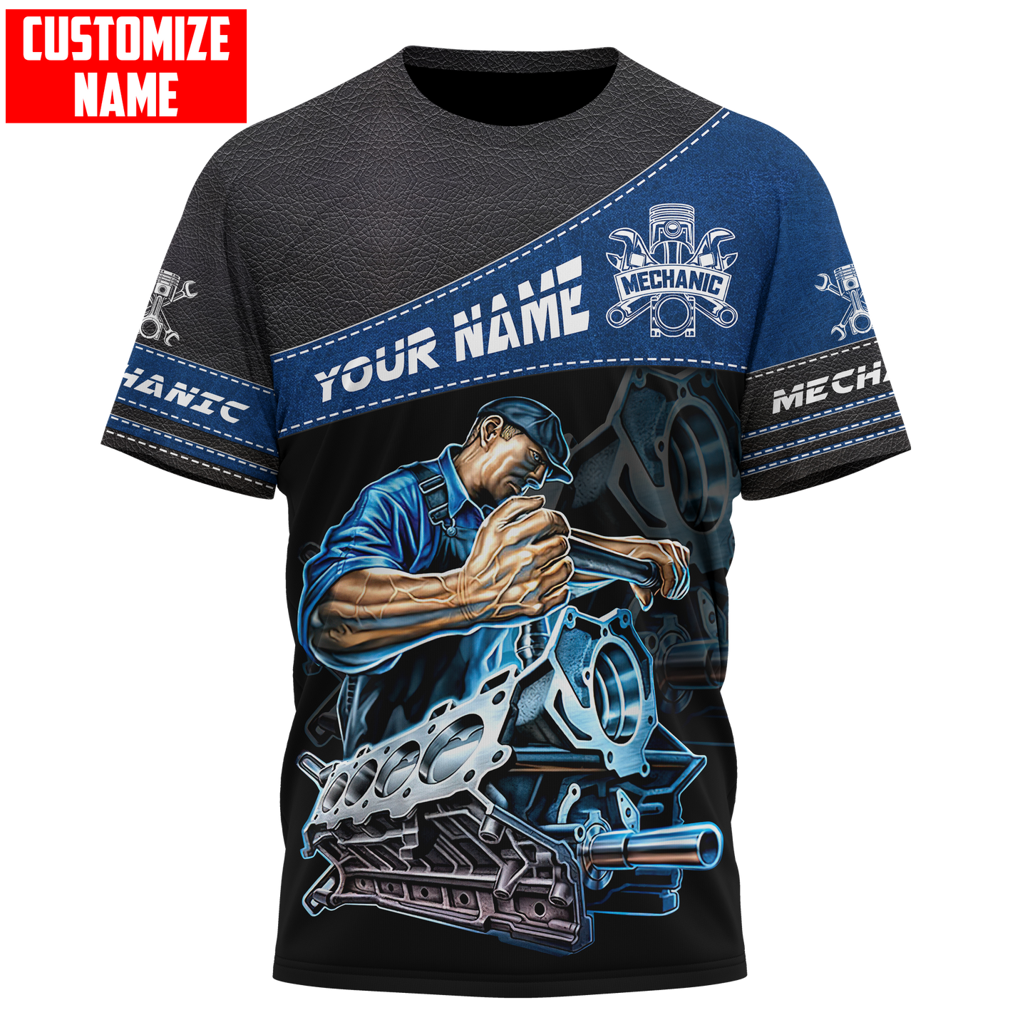 Mechanic shirt custom, 3D All Over Printed tshirt For Mechanician, Mechanical Shirts TO0844