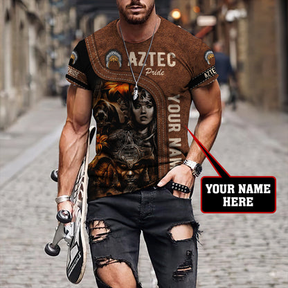 3D All Over Print Personalized Aztec Pride Unisex Shirts Lasfour TO3087