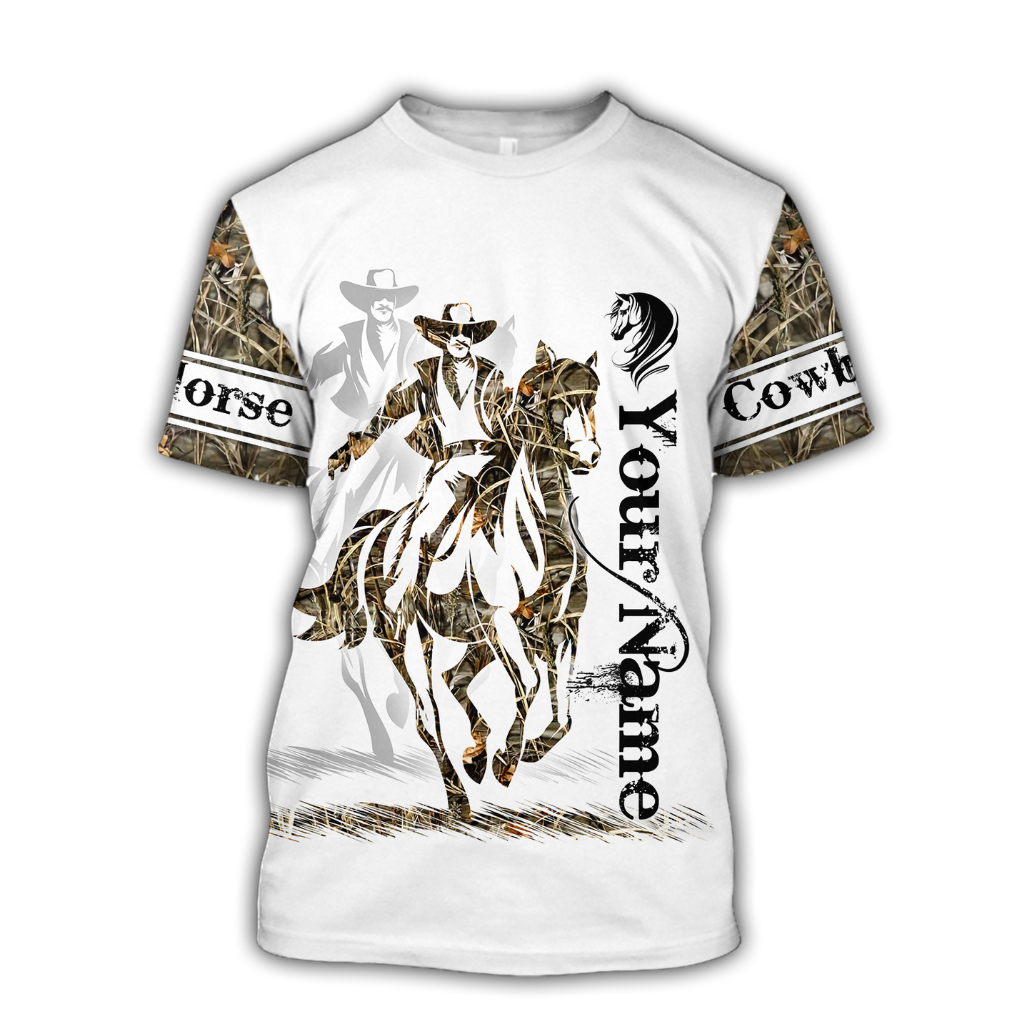 Customized Rodeo Unisex Shirts Cowboy Tattoo Shirt TO1534