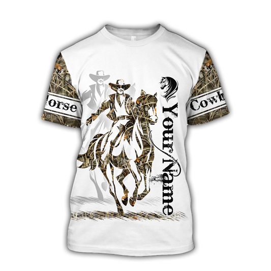 Customized Rodeo Unisex Shirts Cowboy Tattoo Shirt TO1534