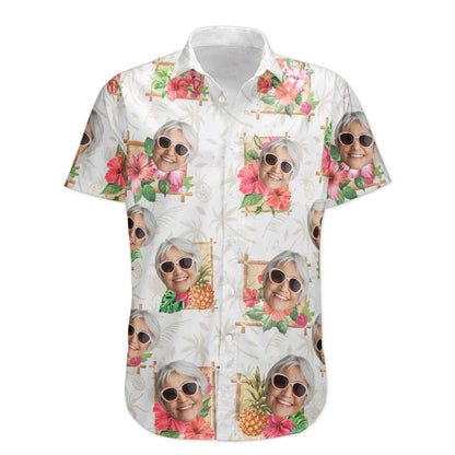 Tropical Grandma - Personalized Hawaiian Shirt HA0021