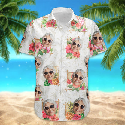 Tropical Grandma - Personalized Hawaiian Shirt HA0021