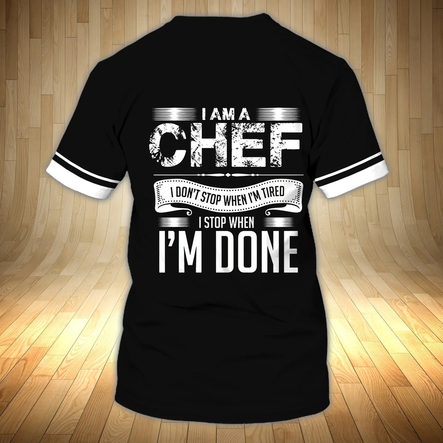 Personalized 3D Print Master Chef T Shirt Men Women, Unisex Kitchen Basic Cook Shirt TO2550