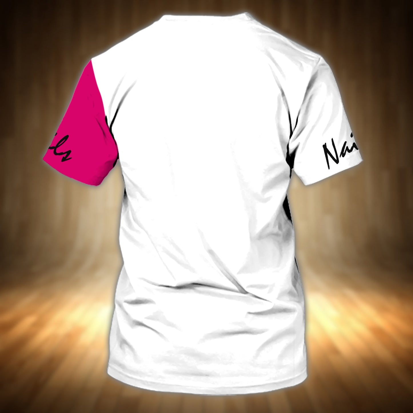 Personalized 3D Tshirt Nail Technician Shirts Manicurist Gift, White & Pink Tad Shirt For Her Him TO1182