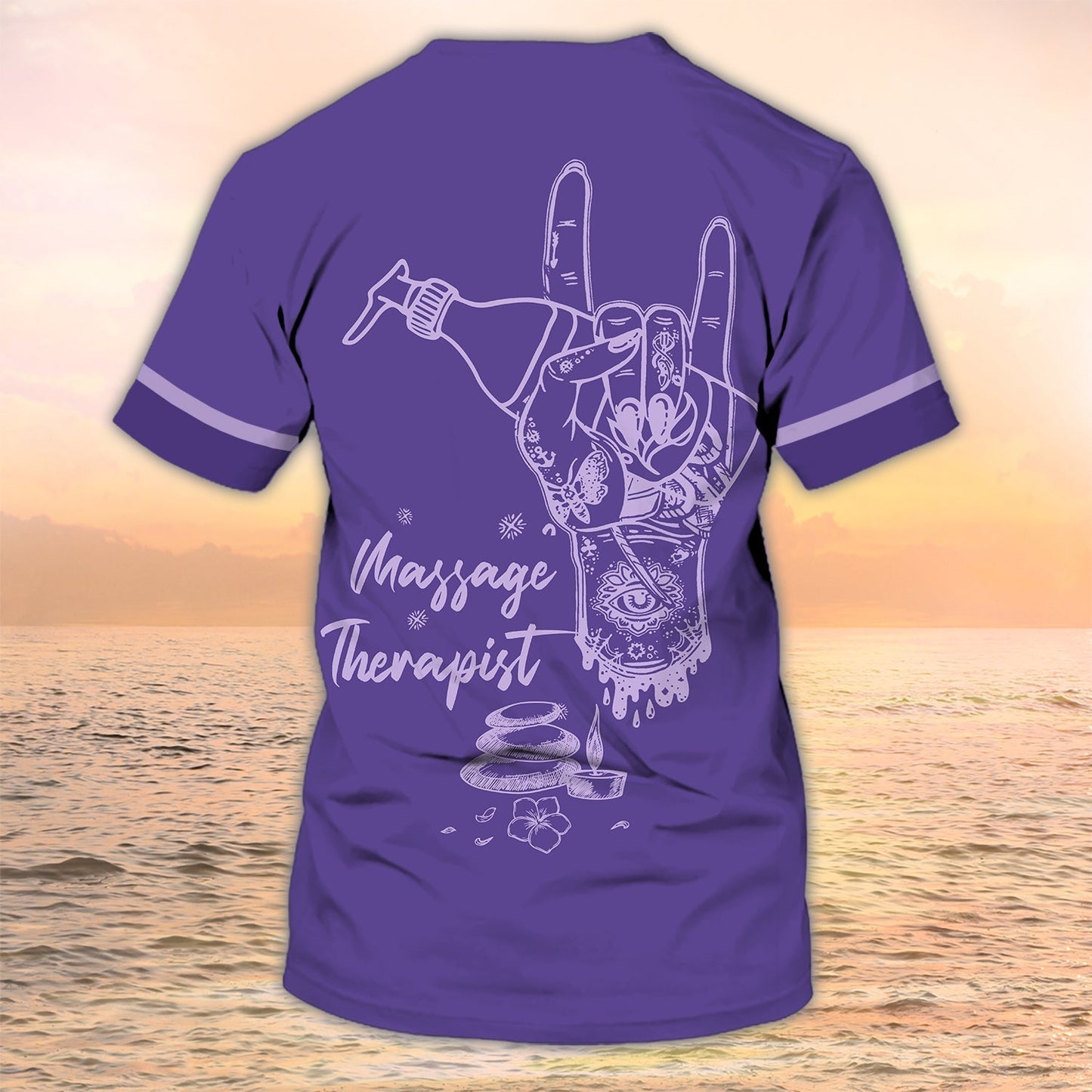 Massage Therapist Shirt, Personalized 3D Tshirt Massage Uniform Tad TO1140