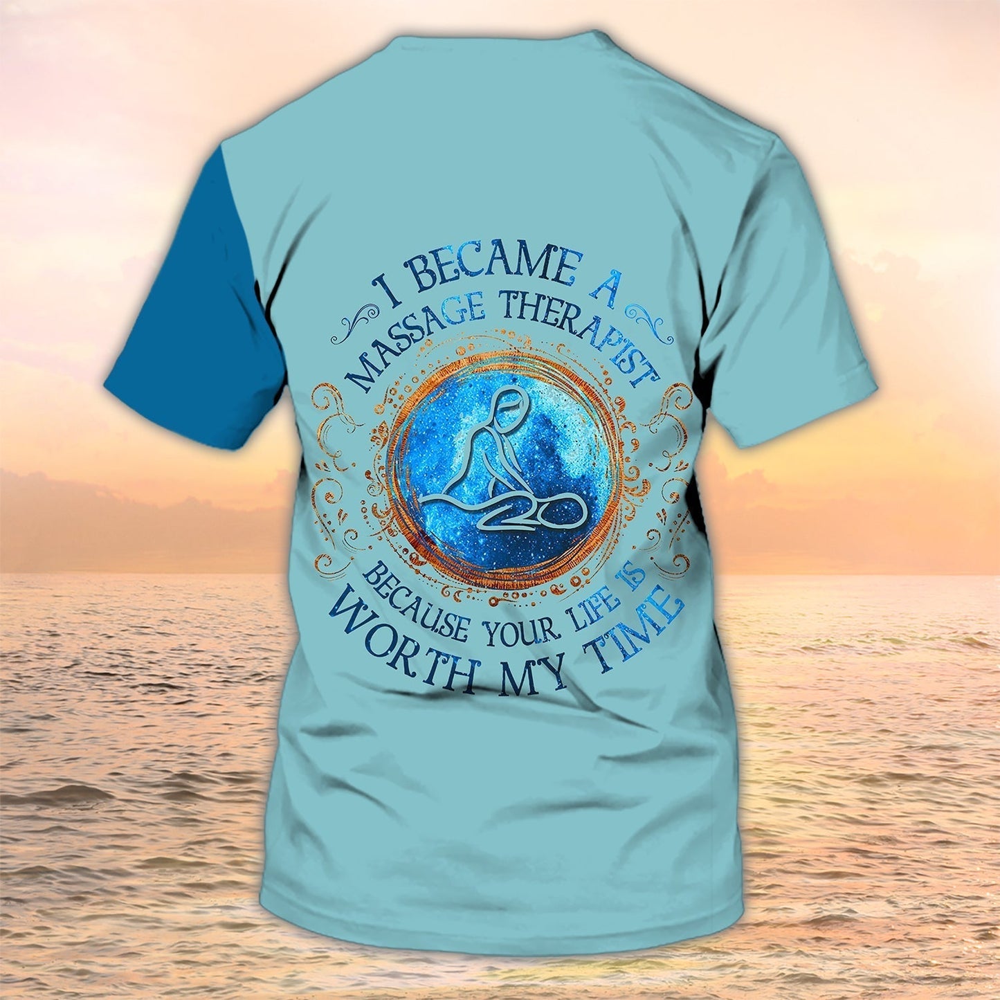 Personalized 3D Shirt For Massage Therapist, Became A Massage Therapist Shirt Massage Uniform Shirts Tad TO1141